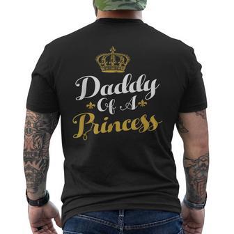 Daddy Of A Princess Fathers Day For Dad T-shirt da uomo con stampa posteriore - Novitaregali