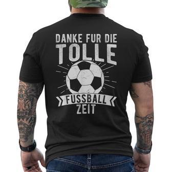 Danke Fur Die Tolle Fussball Zeit Trainer Abschied Geschenk T-Shirt mit Rückendruck - Geschenkecke