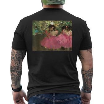 Danseuses D'edgar Degas En Rose T-shirt imprimé au dos - Cadeauxyz