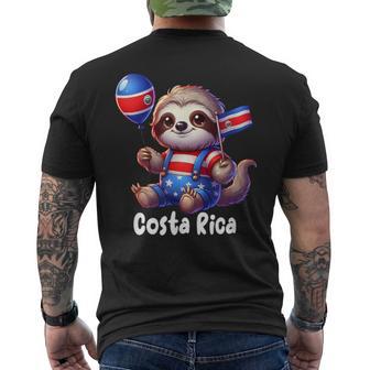De La Bandera De Costa Rica De Costa Rica Niños De Costa Rica Camiseta Hombre Estampado Espalda - Regaloses