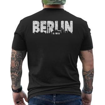 De Recuerdo De Berlín Ciudad De Berlín Alemaniakyline Berlin Camiseta Hombre Estampado Espalda - Regaloses
