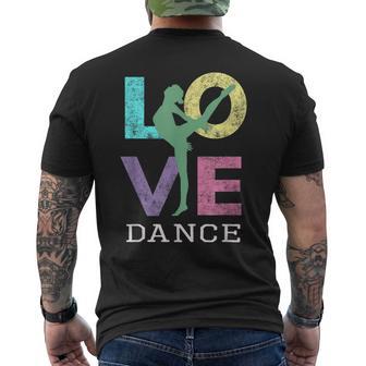 De Regalo Para Niñas Love Dance Best Fun Lovers Camiseta Hombre Estampado Espalda - Regaloses