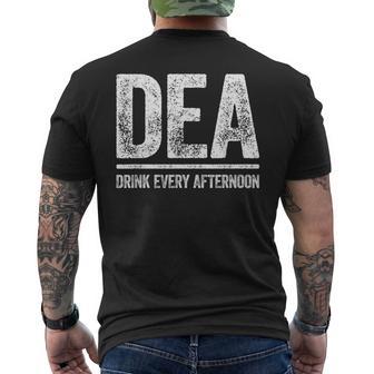 Dea Drink Every Afternoon シャツ 面白い メンズ レディース ドリンク メンズTシャツ バックプリント - Kawaiitshirt