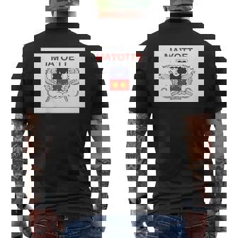 Drapeau De Mayotte Belle Idee Cadeauouvenir T-shirt imprimé au dos - Cadeauxyz