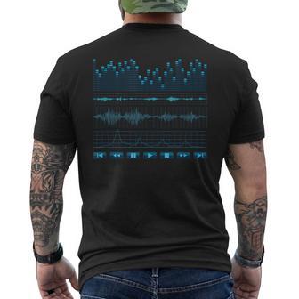Digitaloundwaveynthétiseur Adsr Analogique Musicien Numérique T-shirt imprimé au dos - Cadeauxyz