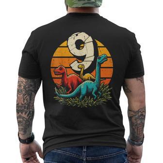 Dinosaurio Trex 9 Años Niño Niña 9 Cumpleaños Camiseta Hombre Estampado Espalda - Regaloses