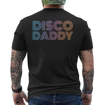 Disco Daddyatertagater Lustig Deko Retro Papatag Männer T-Shirt mit Rückendruck - Geschenkecke