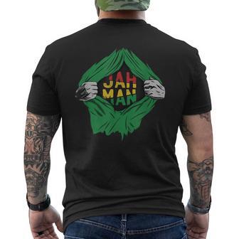 Diseño De Reggae De Jah Man Camiseta Hombre Estampado Espalda - Regaloses