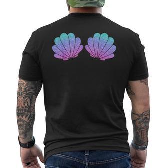 Disfraz Deirena De Concha De Mar Fiesta De Cumpleaños Camiseta Hombre Estampado Espalda - Regaloses