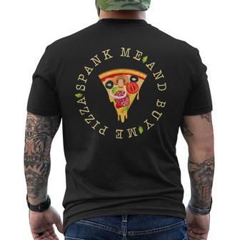 Divertente Bdsm Citazionepank Me And Buy Me Pizza Regalo T-shirt da uomo con stampa posteriore - Novitaregali