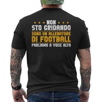 Divertenteono Un Allenatore Di Football Calcio Coach T-shirt da uomo con stampa posteriore - Novitaregali