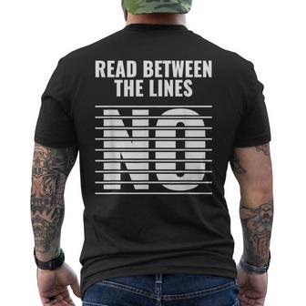 Divertida Citaarcástica Oscuro Camiseta Hombre Estampado Espalda - Regaloses