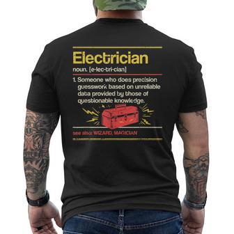 Divertida Con Texto En Inglés I Am An Electrician I Camiseta Hombre Estampado Espalda - Regaloses