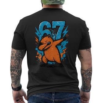 Divertido Dabbing Capybara Capy Adolescentes Niños 67 Meme Roedores Amantes Camiseta Hombre Estampado Espalda - Regaloses