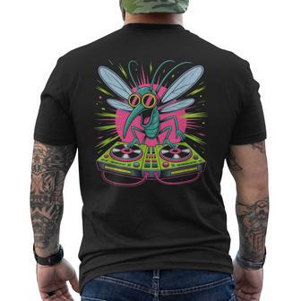 Dj Moustique Musicien Amusant T-shirt imprimé au dos - Cadeauxyz