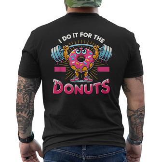 I Do It For Dorut ウエイトリフティング ジム ワークアウト フィットネス エクササイズ メンズTシャツ バックプリント - Kawaiitshirt
