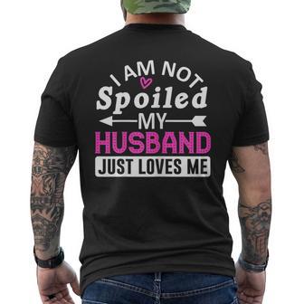 Donna Nononoiziato Mio Marito Mi Amaolo Moglie Divertente T-shirt da uomo con stampa posteriore - Novitaregali