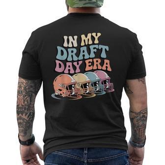 In My Draft Day Era Retro Football Helmets Family Matching Men's T-shirt Back Print - Thegiftio UK