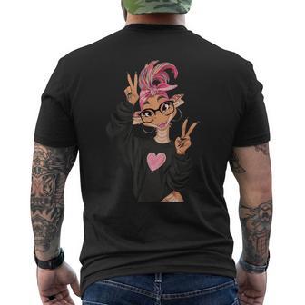 Dragon Drôle Avec Lunettes Doubleigne De Paix Mignon Dragon T-shirt imprimé au dos - Cadeauxyz