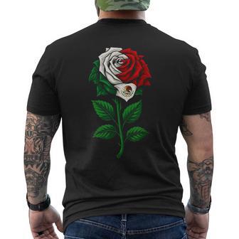 Drapeau Mexicain Rose Emblème Fierté Mexicaine Drapeau Mexicainintage M T-shirt imprimé au dos - Cadeauxyz