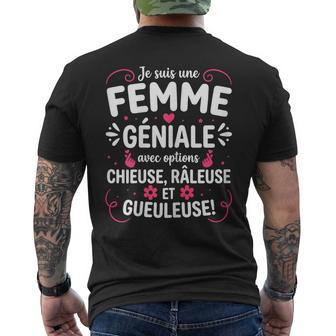 Drôle Chiante Idée Petite Amie Copine Râleuse Chieuse T-shirt imprimé au dos - Cadeauxyz
