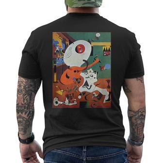 Dutch Interior I 1928 ジョアン・ミロ アートtシャツ メンズTシャツ バックプリント - Kawaiitshirt