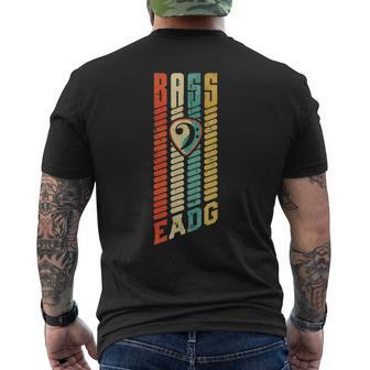 Eadgintage Bass Cleftrings Para Bajista Camiseta Hombre Estampado Espalda - Regaloses