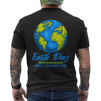 Earth Day 2026 Anniversary April 22Nd 1970-2026 Men's T-shirt Back Print - Thegiftio UK