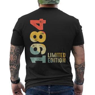 Edición Limitada 1984 Nacido 1984 Cumpleaños Camiseta Hombre Estampado Espalda - Regaloses
