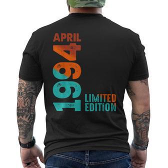 Edición Limitada 1994 Abril 1994 Camiseta Hombre Estampado Espalda - Regaloses