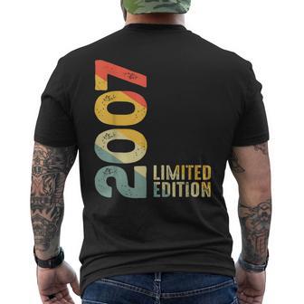 Edición Limitada 2007 Nacido 2007 Cumpleaños Camiseta Hombre Estampado Espalda - Regaloses