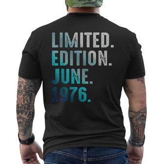 Édition Limitée Juin 1976 Retrointage 1976 T-shirt imprimé au dos - Cadeauxyz