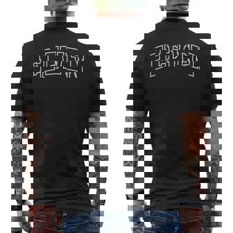 Eleven 11Th Birthday Athletic Lettering 11 Year Old Men's T-shirt Back Print | Seseable UK