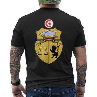 Emblème National Blasonymbole Blason Tunisie T-shirt imprimé au dos - Cadeauxyz