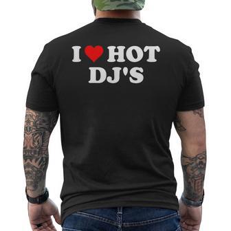 Me Encantan Los Djs Calientes Camiseta Hombre Estampado Espalda - Regaloses