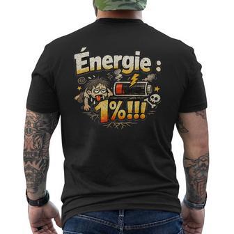Énergie 1 Cadeau Homme Anniversaire Drole Humour Original T-shirt imprimé au dos - Cadeauxyz