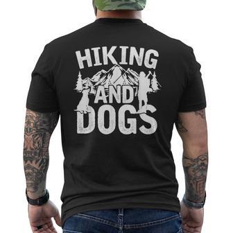 Escursioni In Montagna Cane Regalo Divertente Trekking T-shirt da uomo con stampa posteriore - Novitaregali