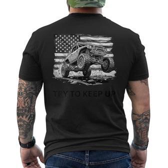 Essayez De Garder Le Haut 4 X 4 Adventure 4 X 4 Hors Route 4X4 T-shirt imprimé au dos - Cadeauxyz