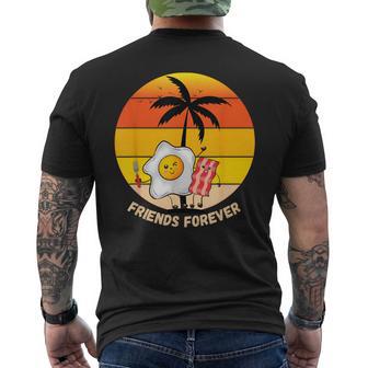 Estate Amici Divertenti Perempre Tema Dell'amicizia T-shirt da uomo con stampa posteriore - Novitaregali