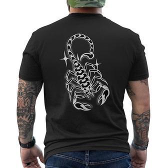 Estrellas Escorpión In Mangas Camiseta Hombre Estampado Espalda - Regaloses