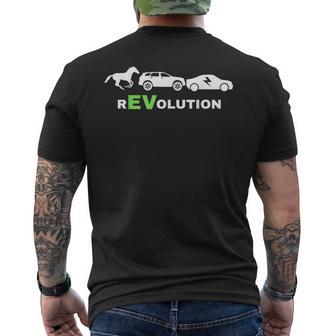 Ev Revolution Drive E-Cars Ev Lifeéhicule Électrique Amusant T-shirt imprimé au dos - Cadeauxyz