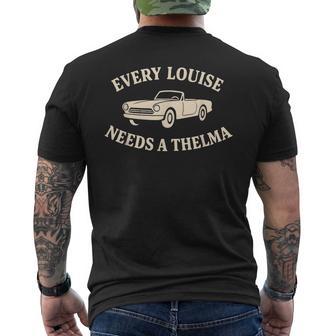 Every Louise Needs A Thelma Best Friends Men's T-shirt Back Print | Seseable UK
