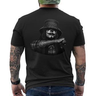 Familia Chicano Tattoo Cholo Clown Chicana Payasa Men's T-shirt Back Print - Thegiftio UK
