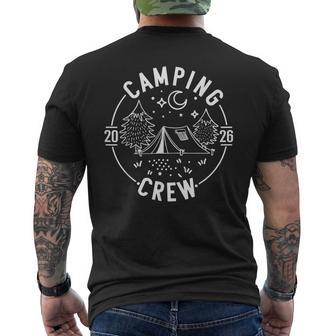 Family Camping Summer Vacation Crew Cousin Camp 2026 Men's T-shirt Back Print - Monsterry
