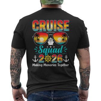 Family Cruise 2026 Matching Squad Summer Vacation Men's T-shirt Back Print - Thegiftio UK