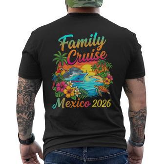 Family Cruise Mexico 2026 Men's T-shirt Back Print - Monsterry