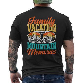 Family Vacation 2026 Mountain Memories Matching Family Group Men's T-shirt Back Print - Thegiftio