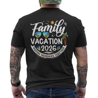 Family Vacation 2026 Summer Matching Family Vacation 2026 Men's T-shirt Back Print - Thegiftio