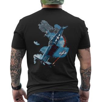 Famosos Aviones Ww2 F4u Air A Combate Aéreo Camiseta Hombre Estampado Espalda - Regaloses