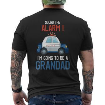 Festa Di Presentazione Dell'auto Della Polizia Di I'm Going To Be A Grandad T-shirt da uomo con stampa posteriore - Novitaregali